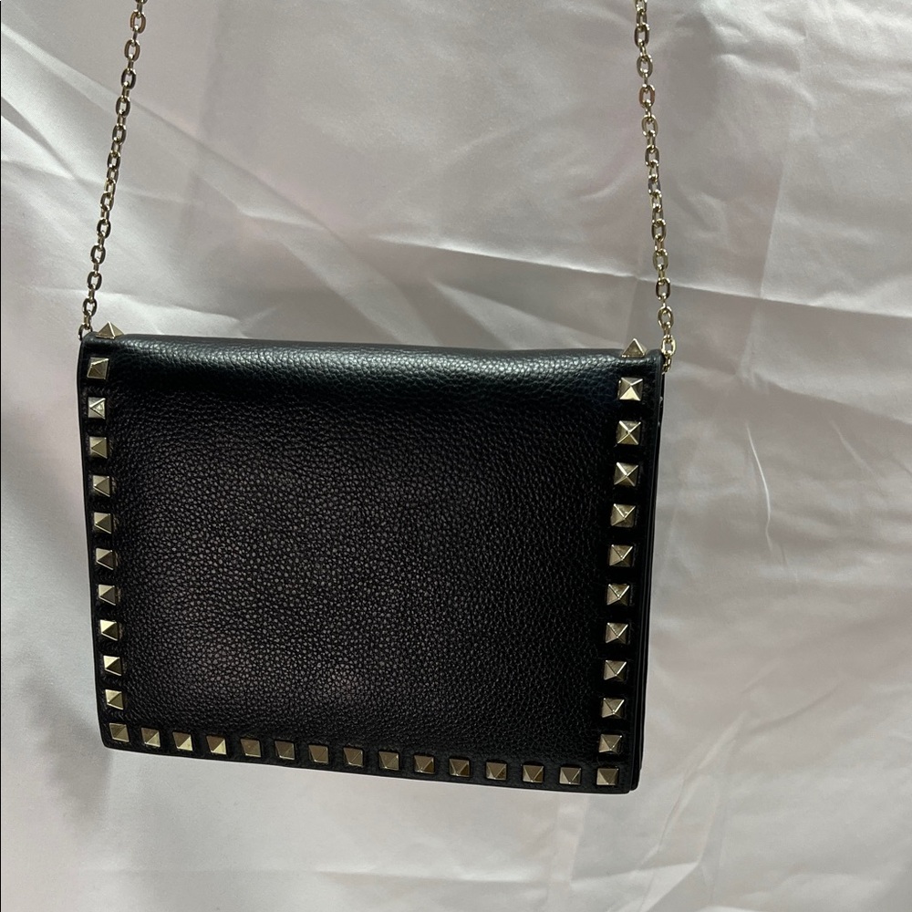 KC Jagger Black Studded Crossbody Bag